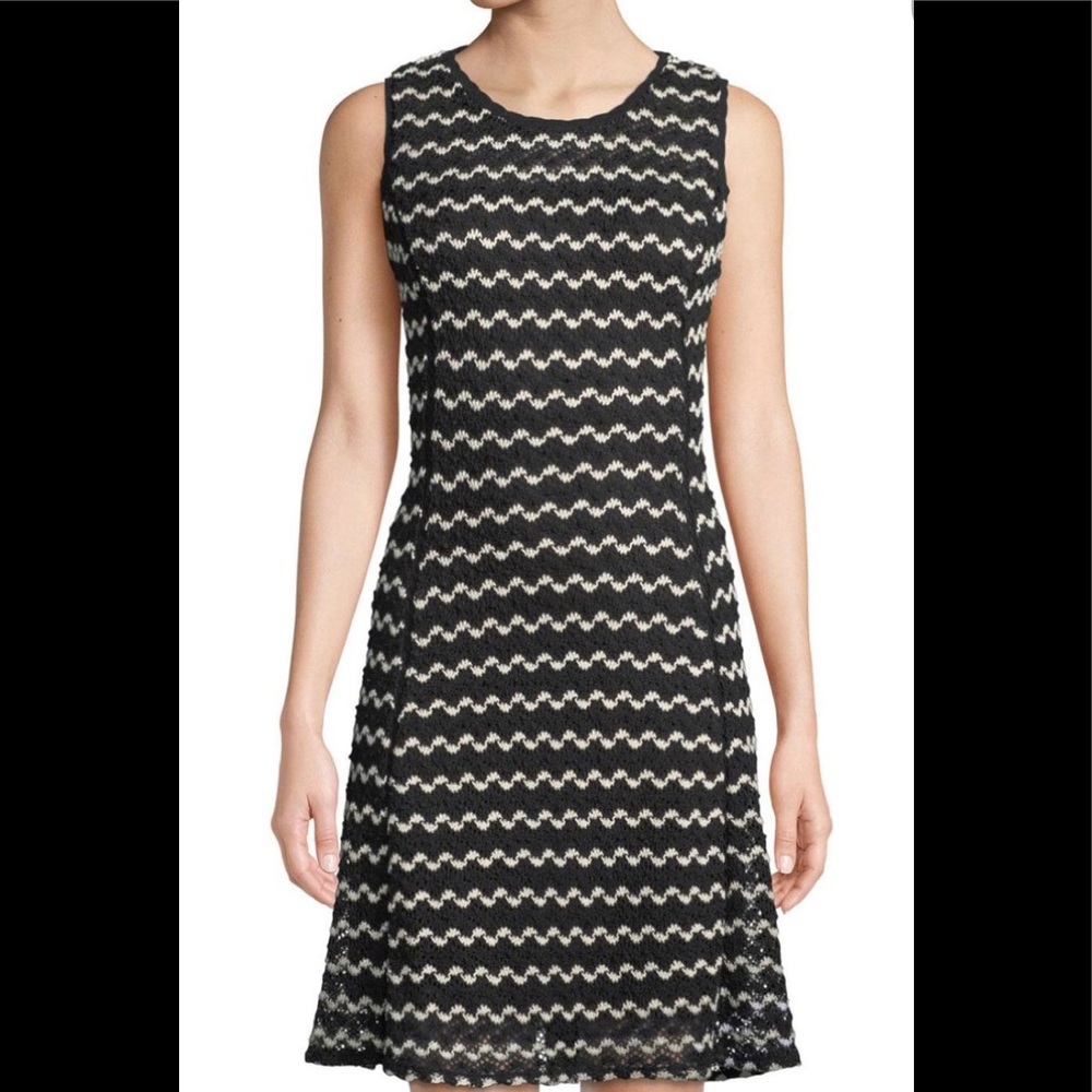Karl Lagerfeld, A Line striped dress
